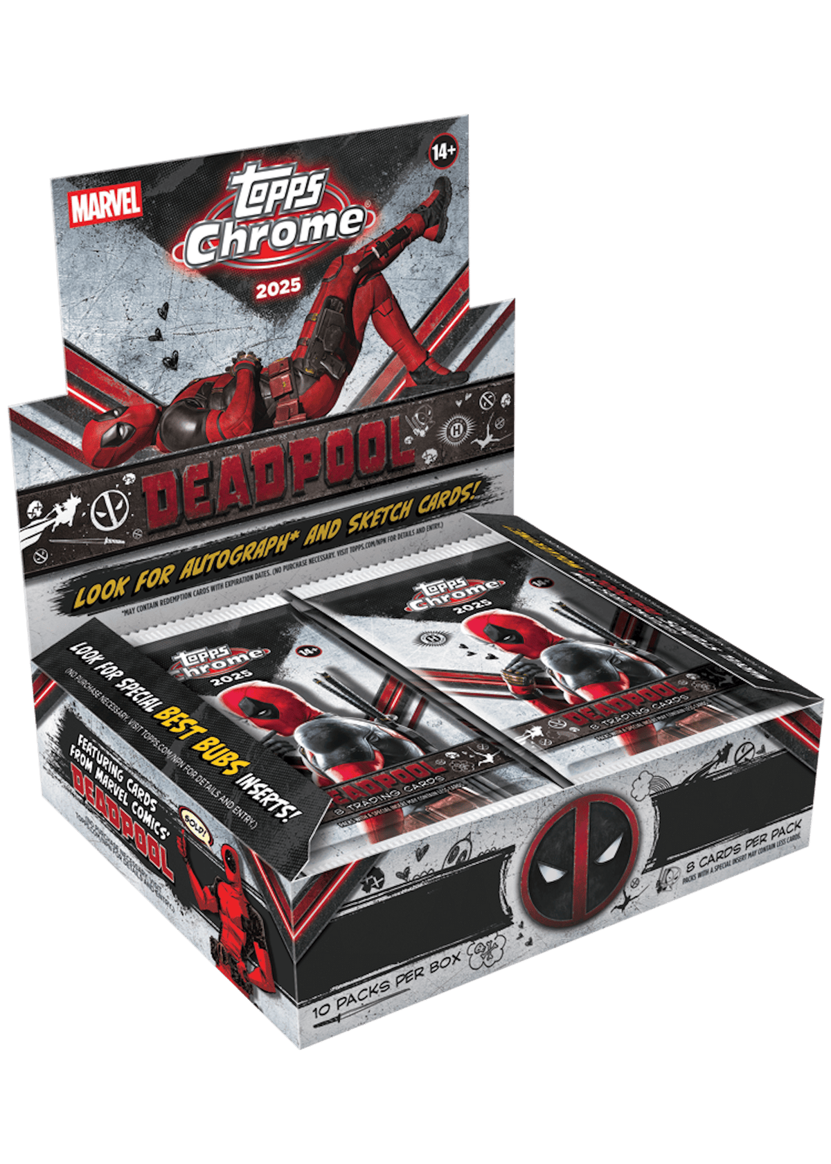 2025 Topps Chrome® Deadpool - Hobby Box