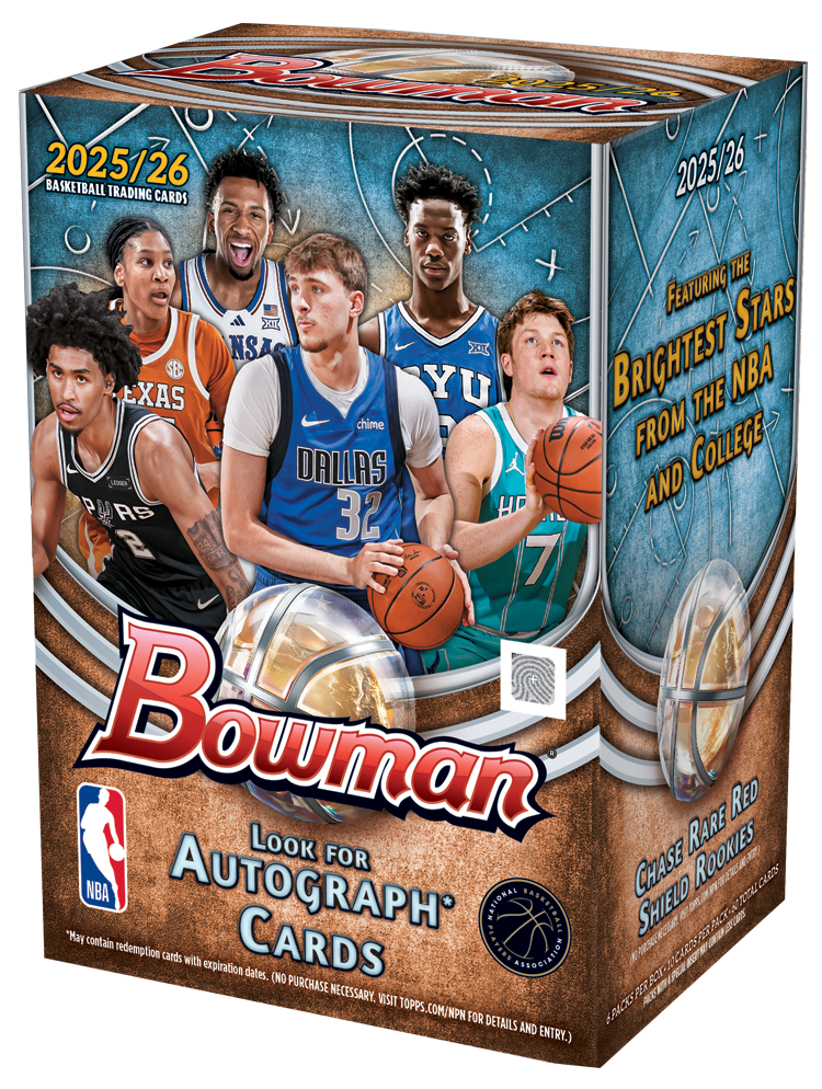 2025-26 TOPPS Bowman Basketball - Value Box