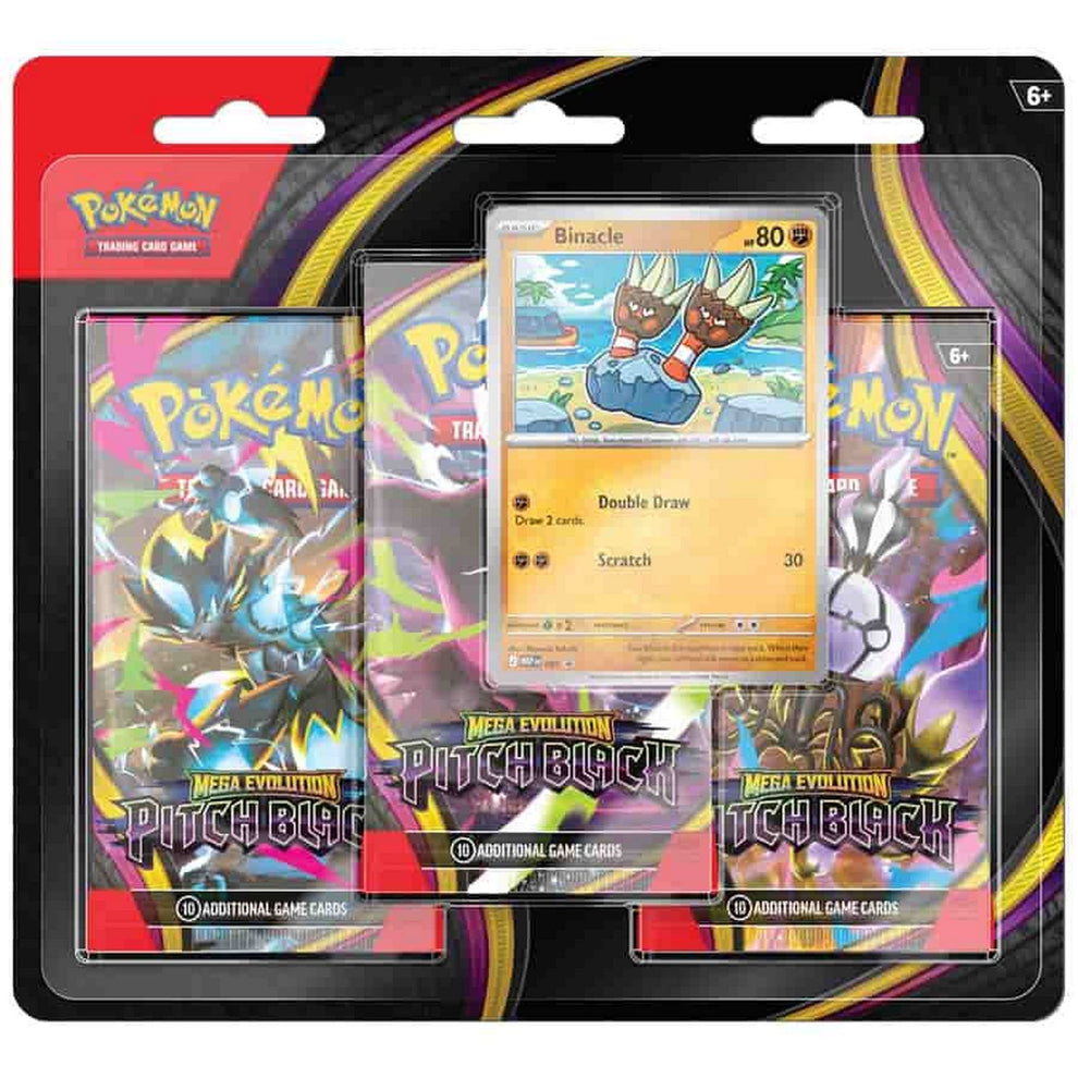 [Me05] Pokémon Mega Evolution Pitch Black 3 Packs Blister Binacle