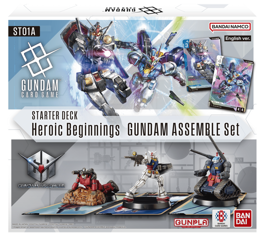 [ST01A] Gundam Card Game Start Deck Gundam Assemble Set Heroic Beginnings