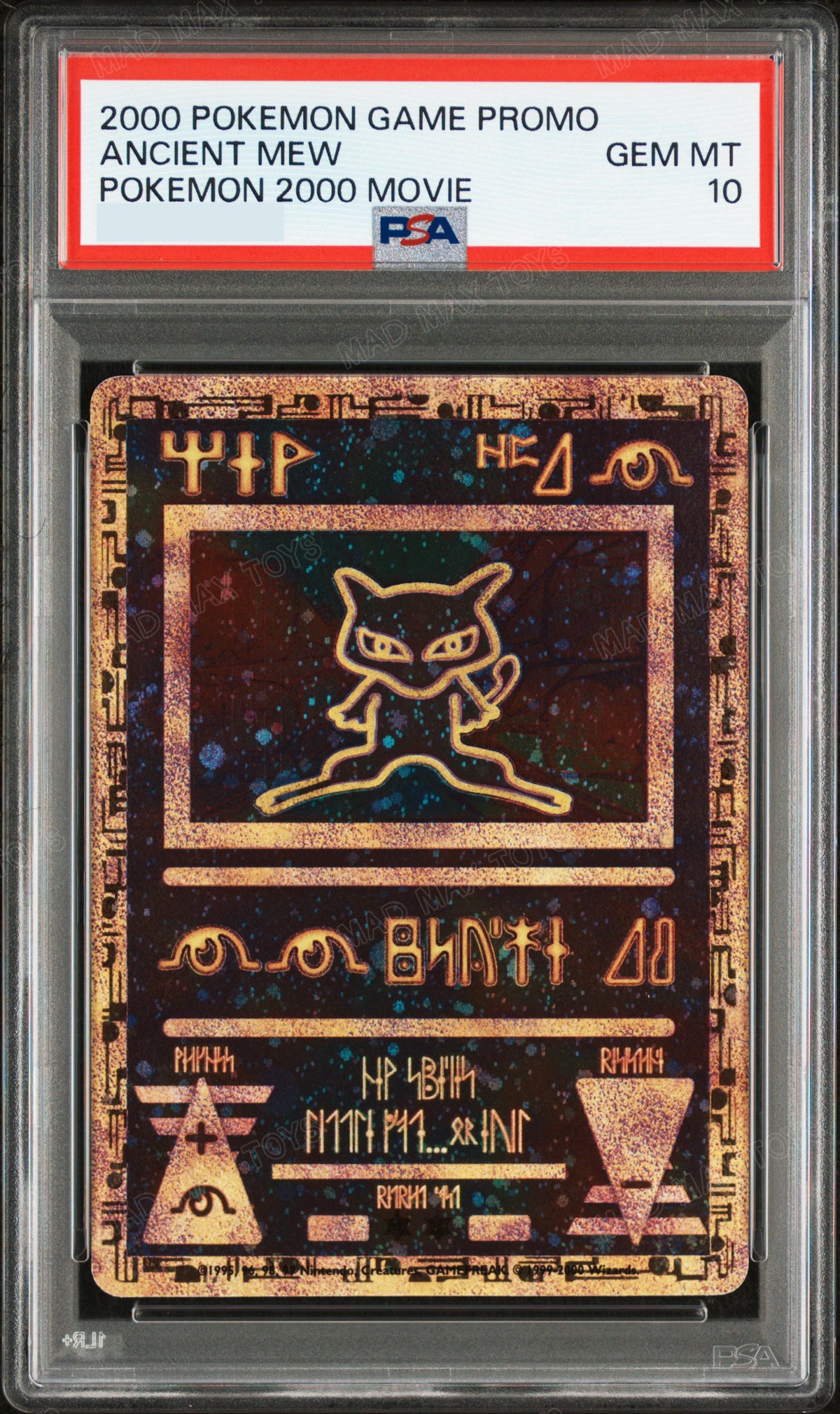 PSA 10 2000 POKEMON GAME MOVIE ANCIENT MEW POKEMON 2000 MOVIE