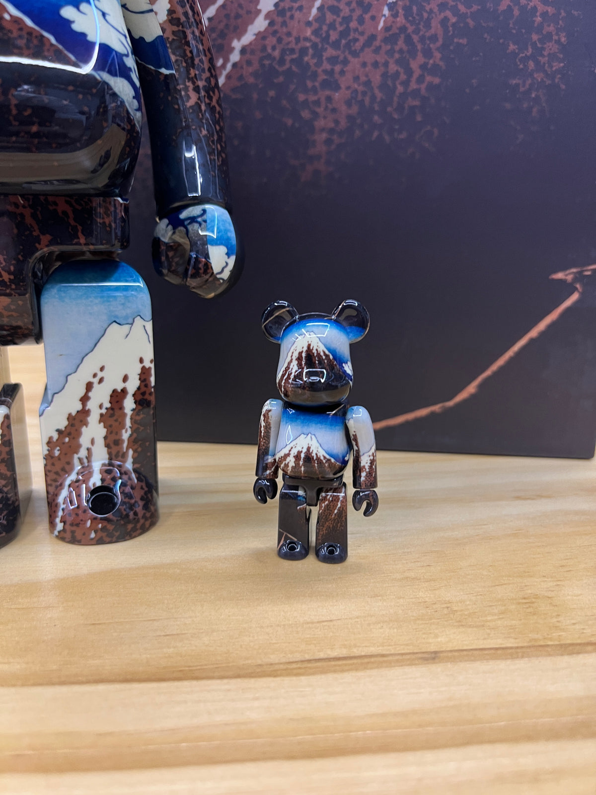 100％ & 400％ BE@RBRICK 葛飾北斎 「冨嶽三十六景 山下白雨」
