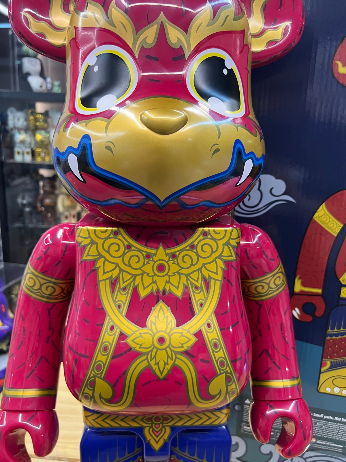 1000% Be@rbrick Kong Karoon Sosothkul "Garuda" 泰國神 (紅鷹神）