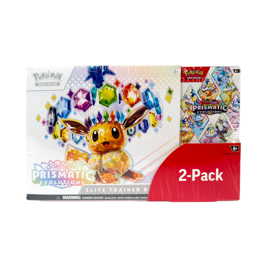 [sv8.5] Pokemon Scarlet & Violet Prismatic Evolutions Elite Trainer Box & Booster Bundle Exclusive 2-Pack