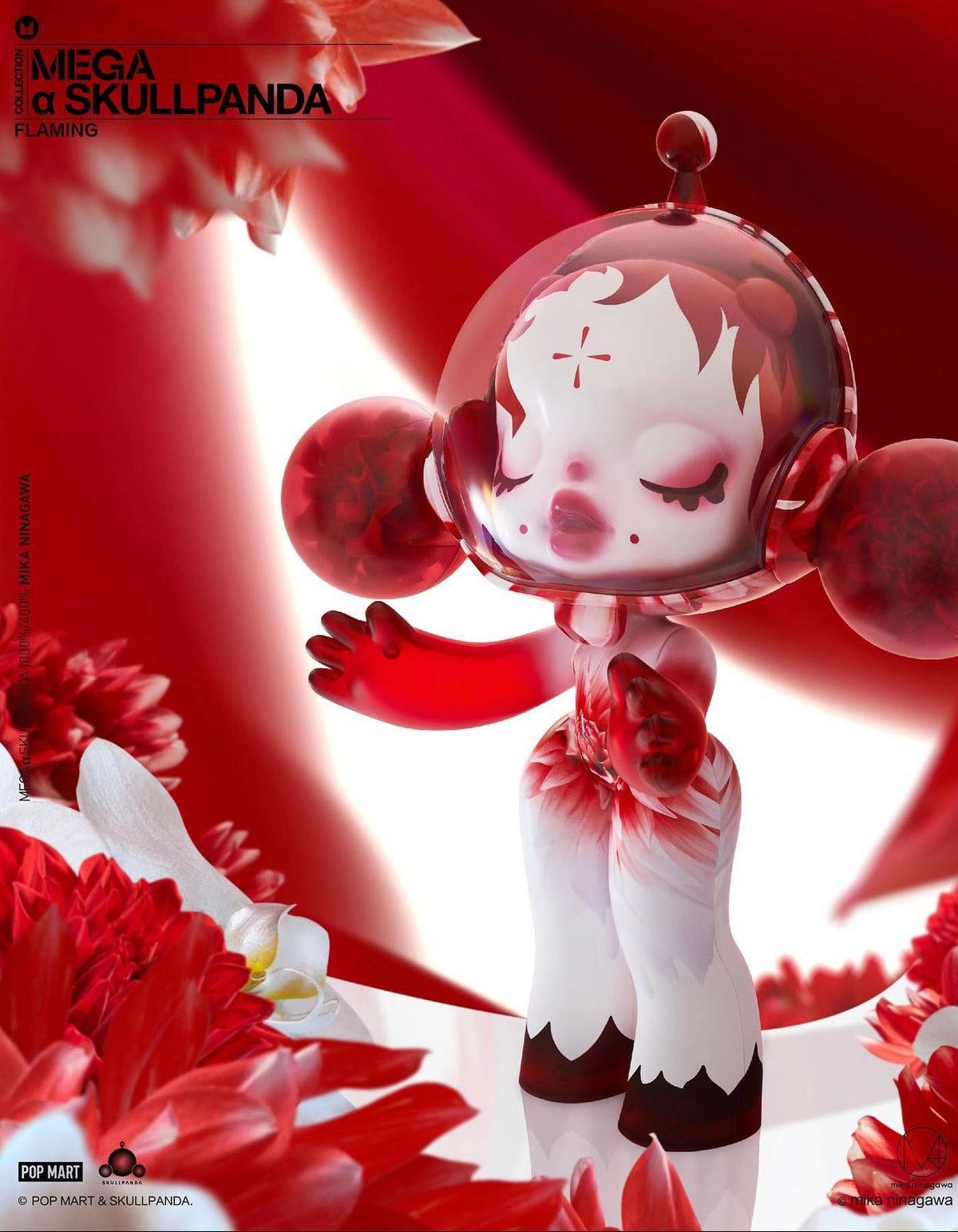 POPMART 400% Mega a Skullpanda Mika Ninagawa 蜷川実花