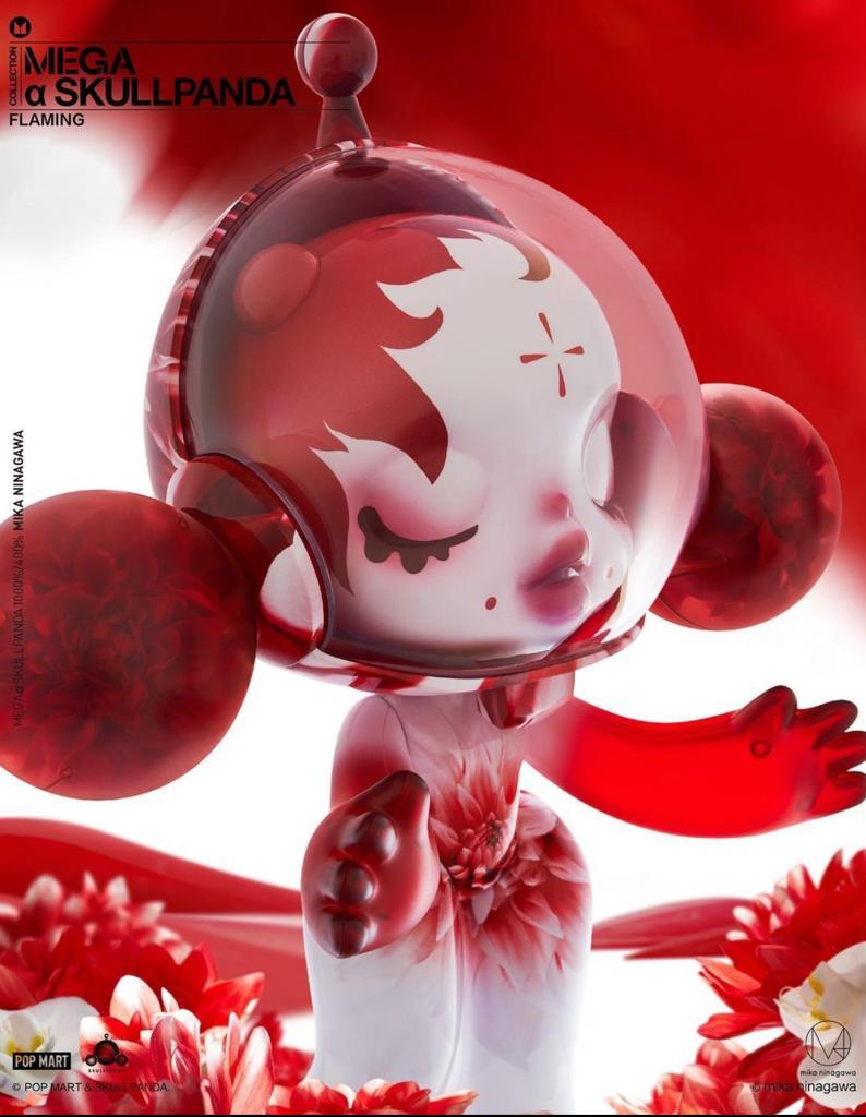 POPMART 400% Mega a Skullpanda Mika Ninagawa 蜷川実花