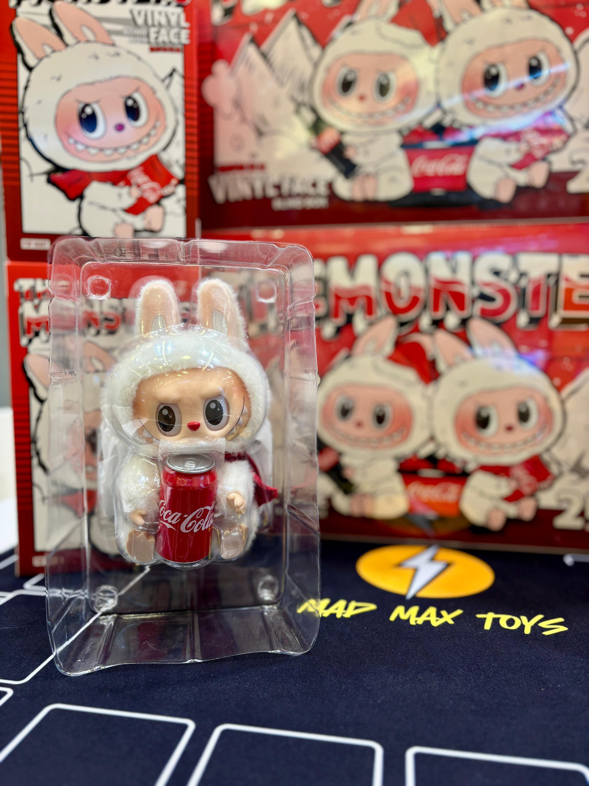 THE MONSTERS COCA-COLA SERIES-Vinyl Face Blind Box labubu 可口可樂 盲盒 掛飾