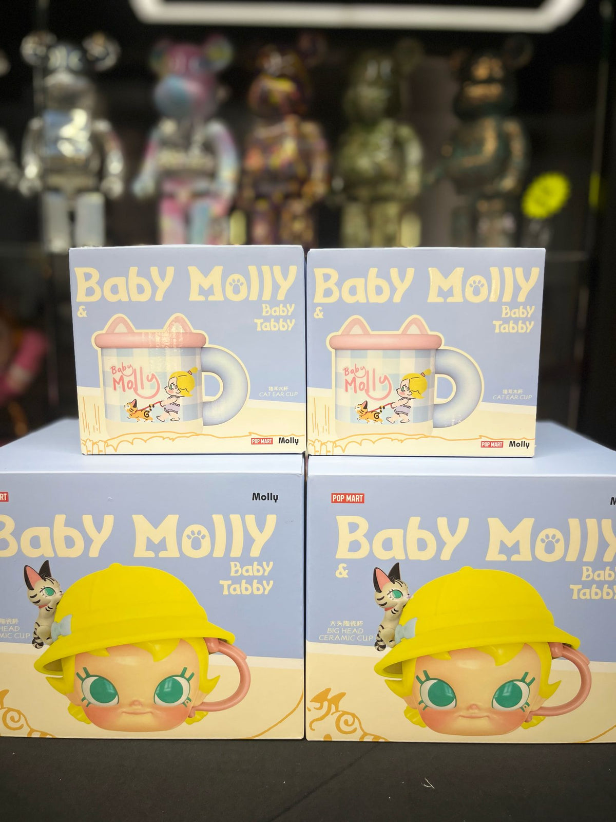 POP MART Baby Molly喵趣橫生系列-貓耳水杯 Baby Molly & Baby Tabby Series-Cat Ear Cup