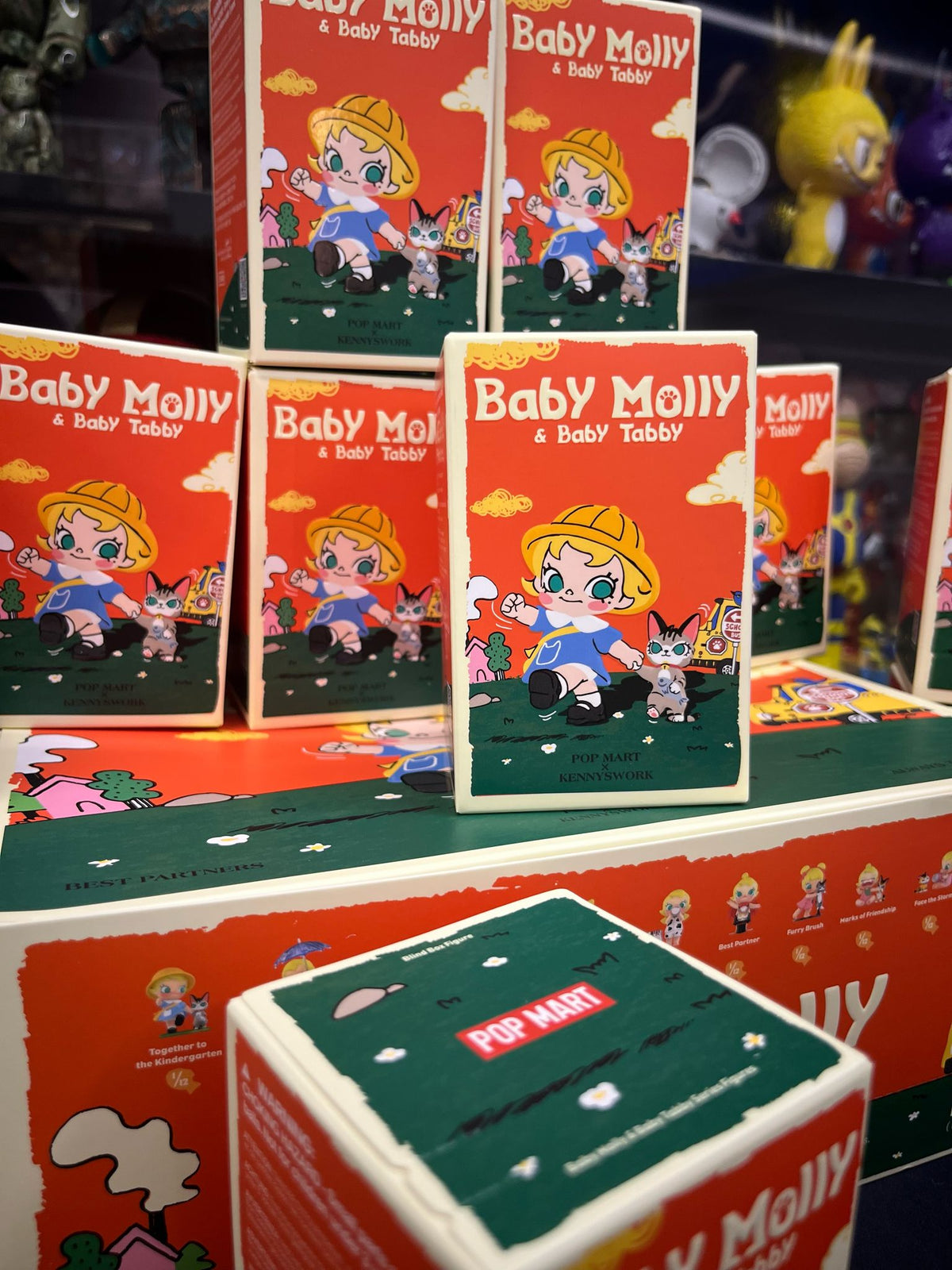 POP MART Baby Molly & Baby Tabby Series Figures