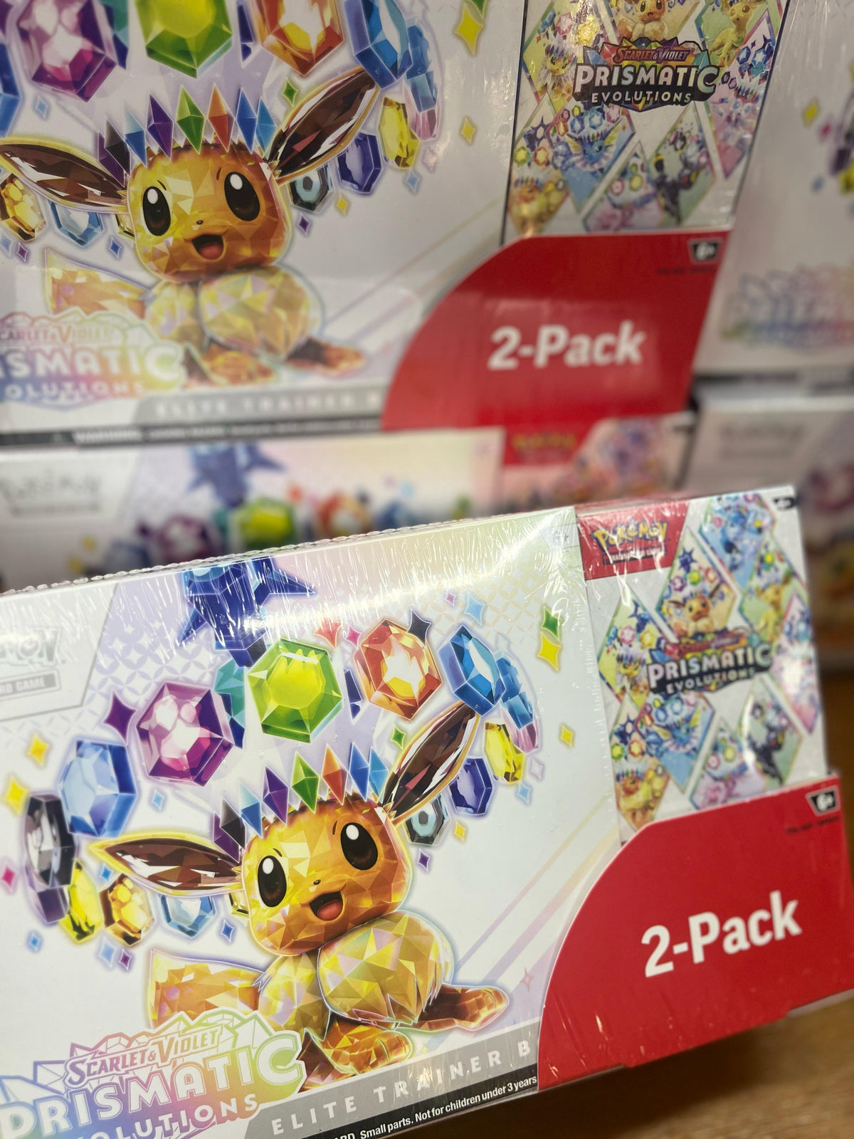 [sv8.5] Pokemon Scarlet & Violet Prismatic Evolutions Elite Trainer Box & Booster Bundle Exclusive 2-Pack