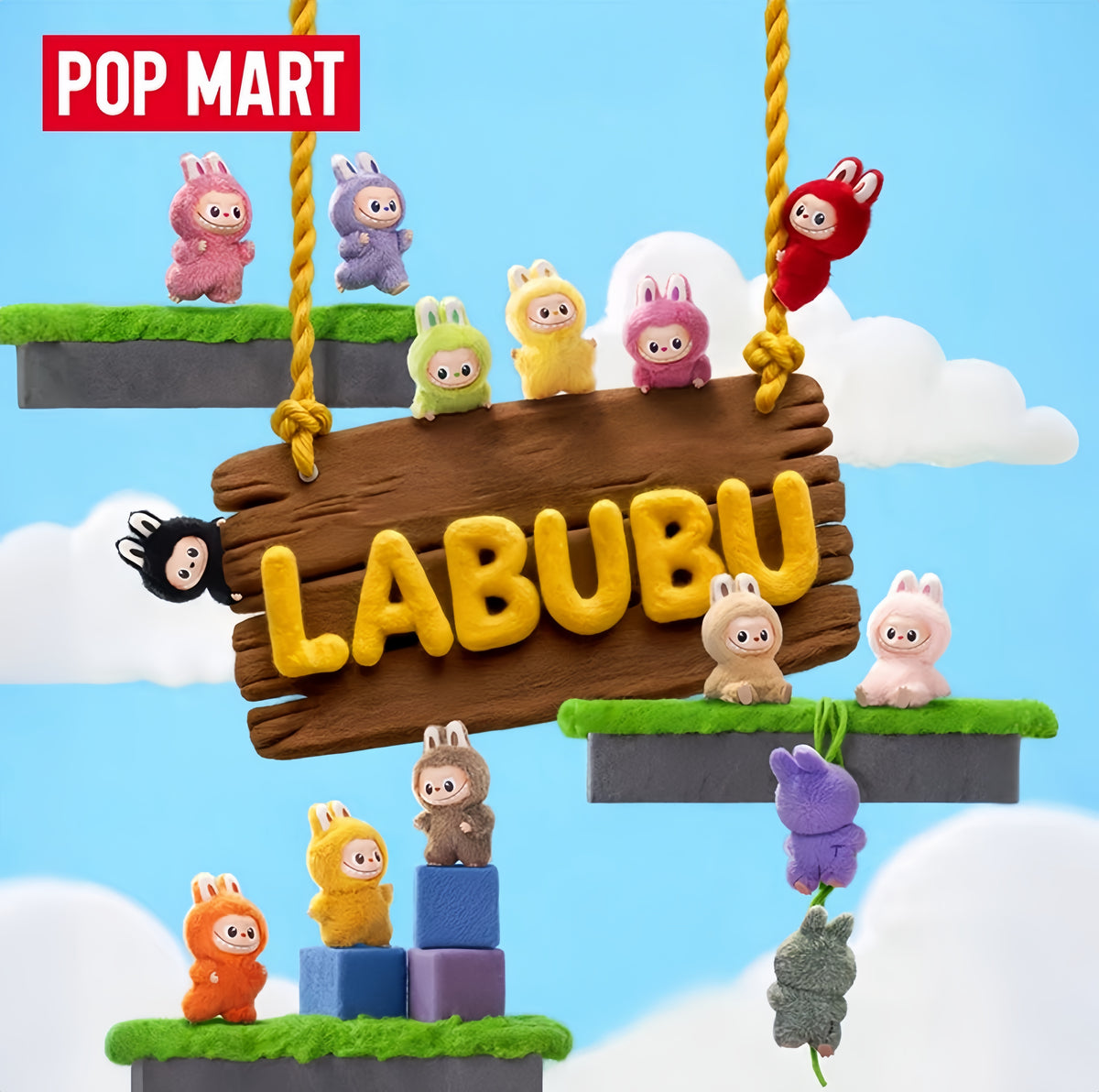 POP MART THE MONSTERS PIN FOR LOVE LABUBU MINI 4.0 心底密碼系列-搪膠毛絨挂件盲盒 (A-M)&(N-Z)