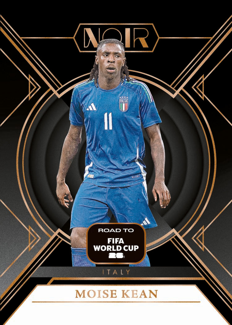 2025-26 Panini Noir Road to FIFA World Cup 2026™ Trading Card Box (Hobby)
