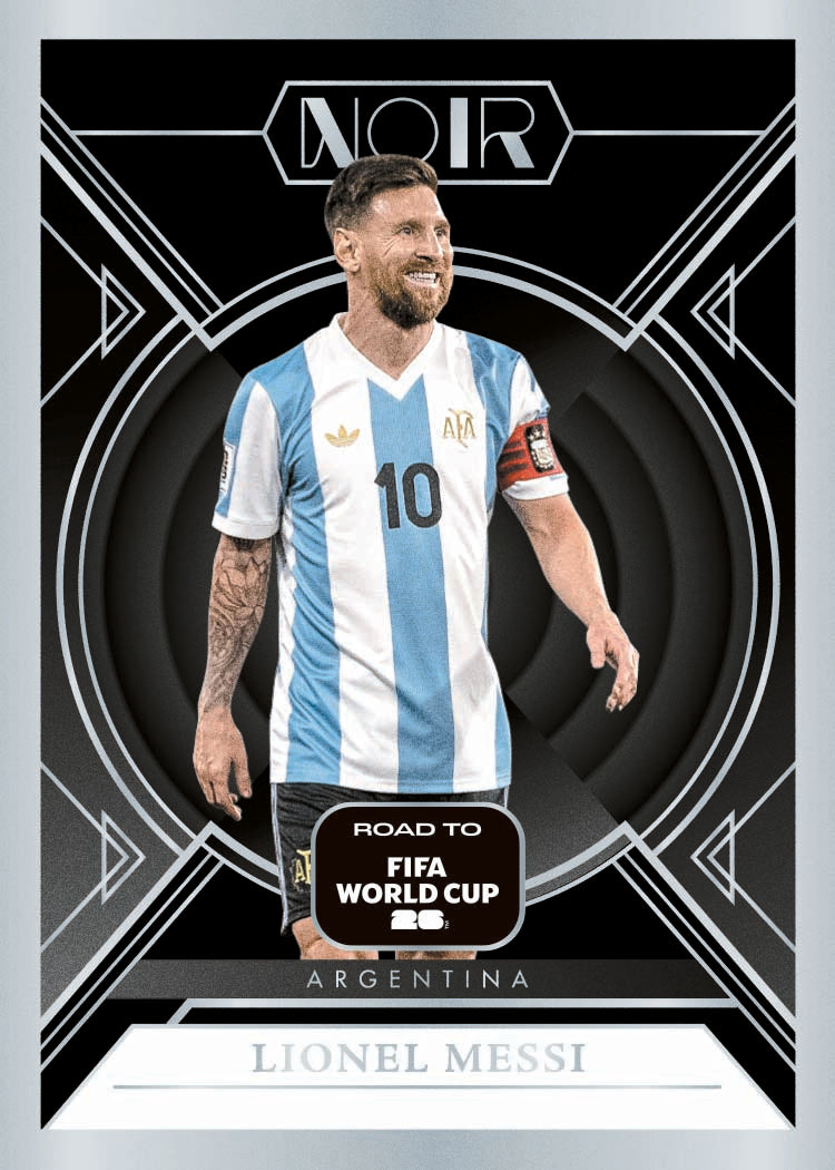 2025-26 Panini Noir Road to FIFA World Cup 2026™ Trading Card Box (Hobby)