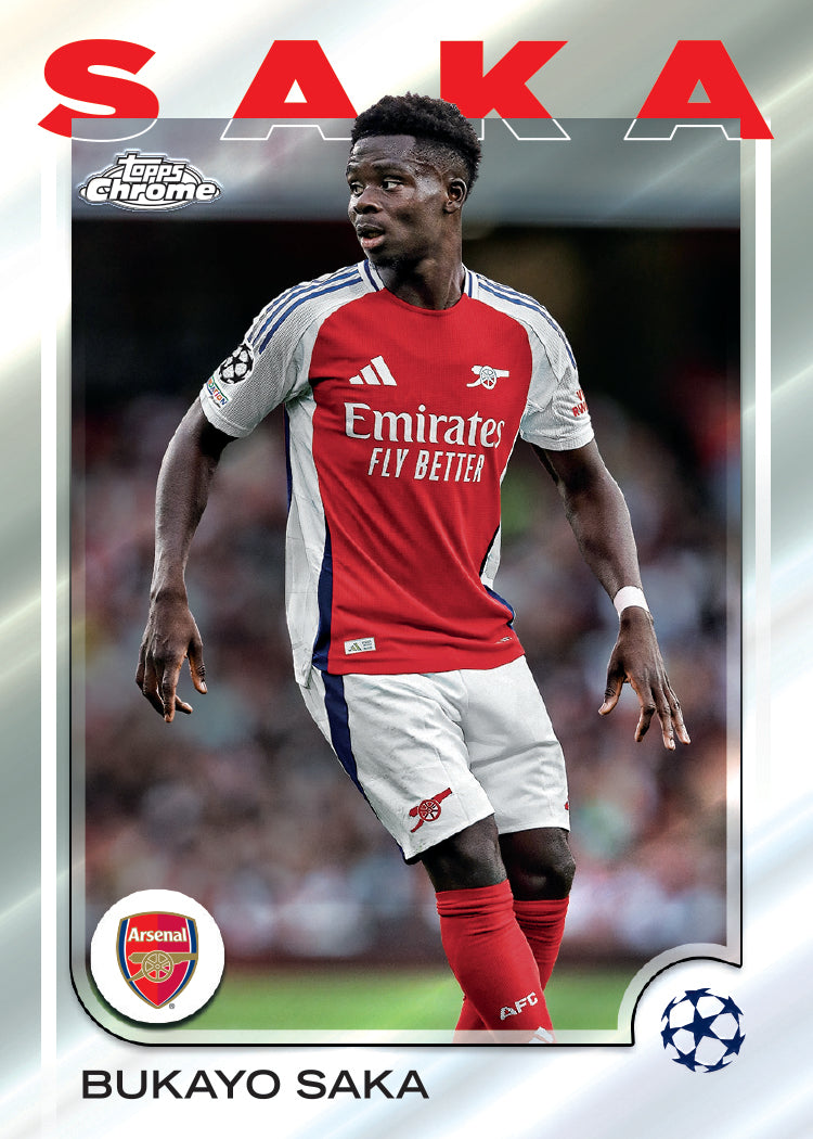 2024-25 Topps Chrome UEFA Club Competitions Jumbo Box
