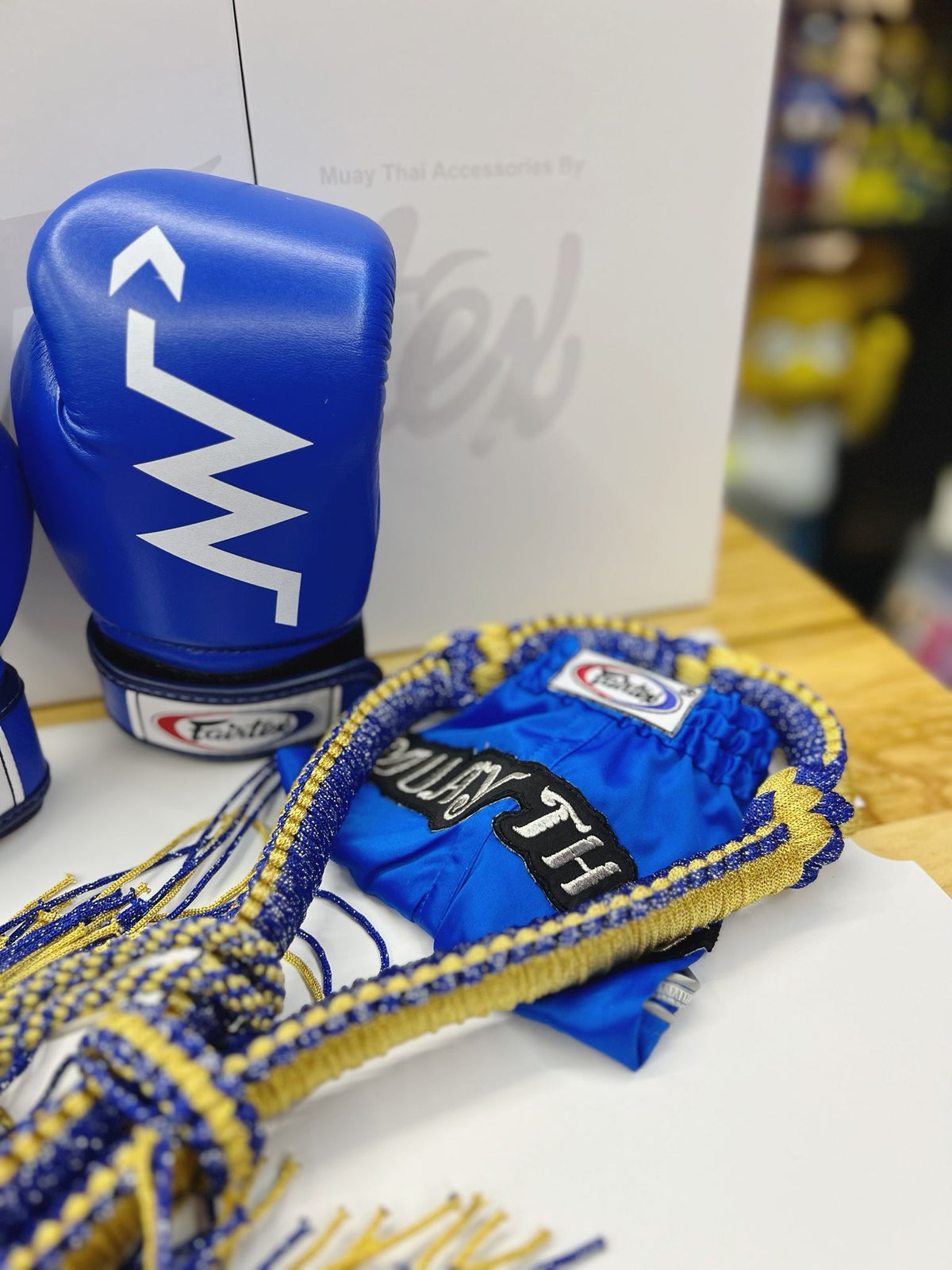 1000% Be@rbrick Muay Thai (Blue) WWT3 Bangkok Edition