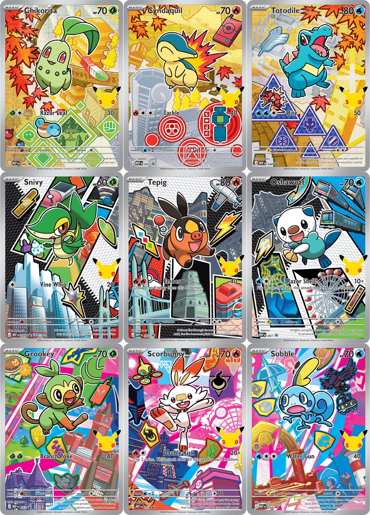 Pokemon First Partner Illustration Collection - Series 2