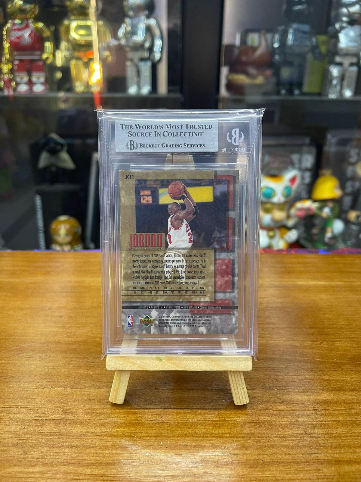 BGS 7.5 1995-96 COLLECTOR'S CHOICE JORDAN COLLECTION #JC11 MICHAEL JORDAN
