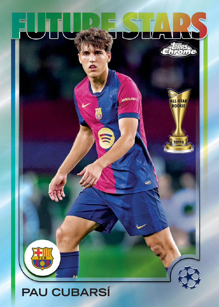 2024-25 Topps Chrome UEFA Club Competitions Jumbo Box