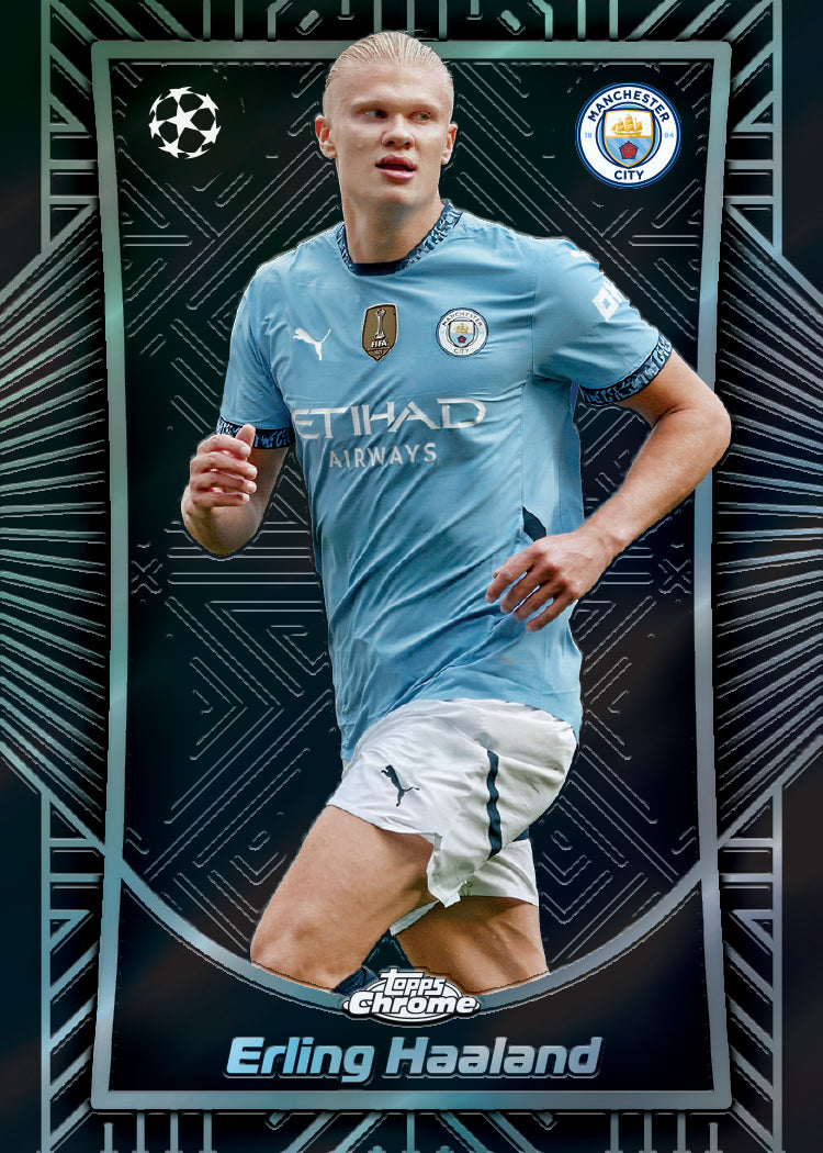 2024-25 Topps Chrome UEFA Club Competitions Jumbo Box