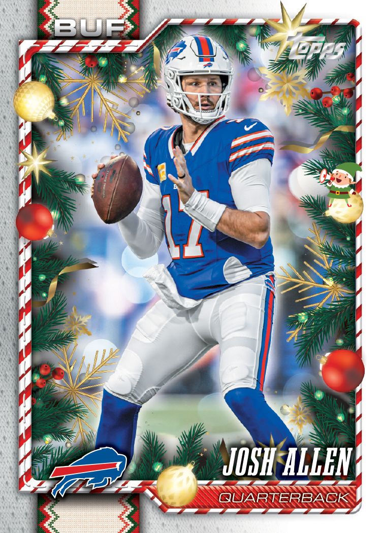 2026 Topps Holiday Football - Mega Box