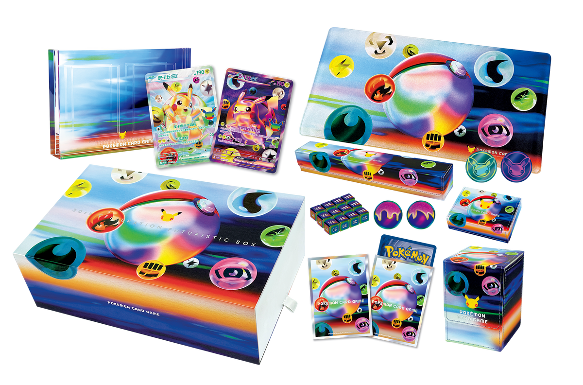 [m6af] Pokemon 超級進化  30th CELEBRATION FUTURISTIC BOX