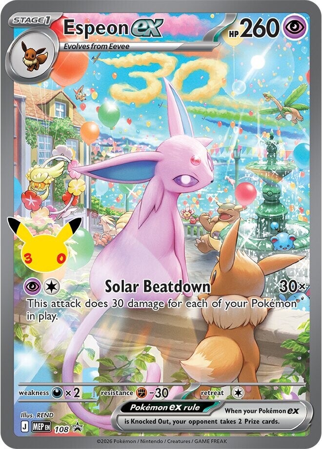 [ME6.5] Pokemon TCG 30th Celebration  Ultra-Premium Collection—Day