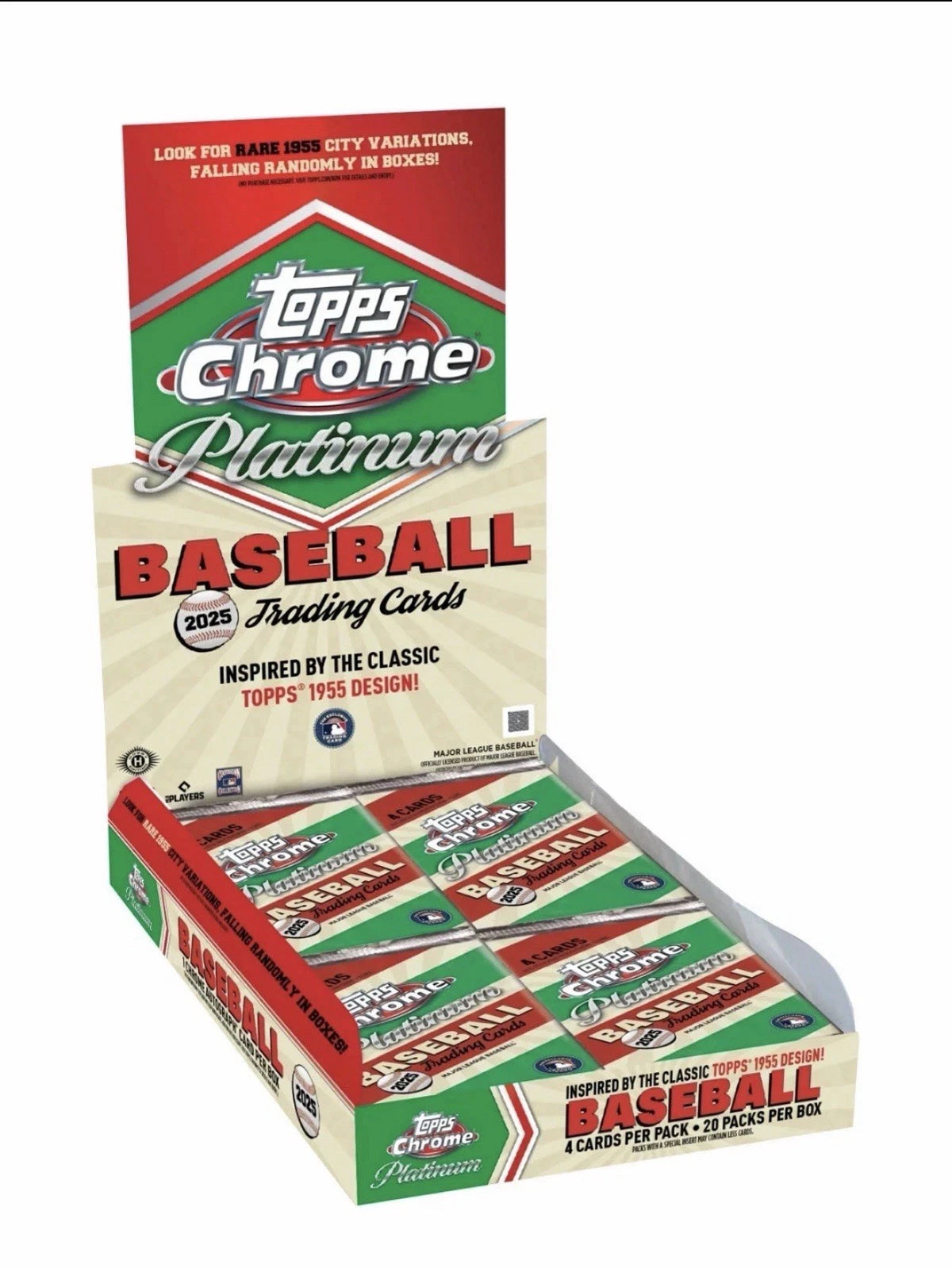 2025 Topps Chrome® Platinum Baseball - Hobby Box
