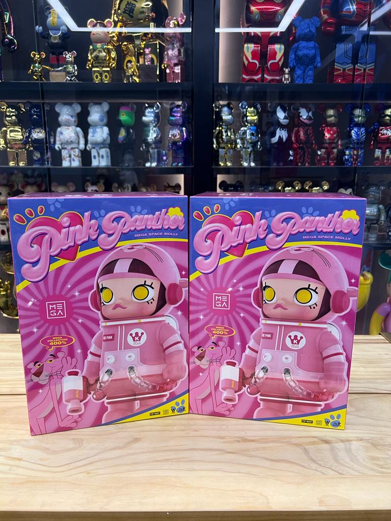400% Mega Space Molly Pink Panther (傻豹）